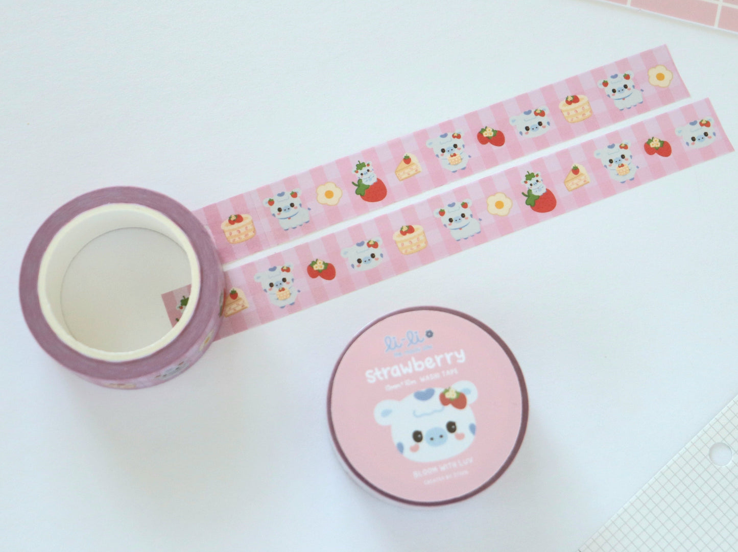 Li-Li Strawberry Washi Tape