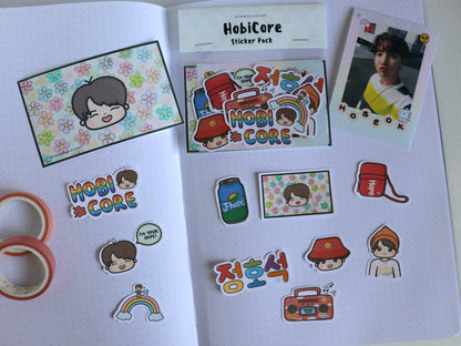 Hobicore Hoseok J-HOPE Sticker Pack - BTSCore Sticker Pack Collection