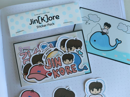 Jin[K]ore (JinCore) JIN Sticker Pack - BTSCore Sticker Pack Collection