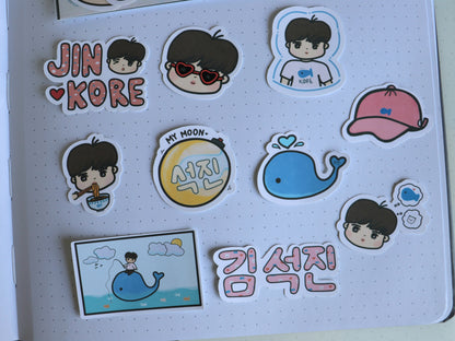 Jin[K]ore (JinCore) JIN Sticker Pack - BTSCore Sticker Pack Collection